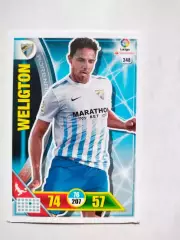Карточка Футбол Panini Liga Santander 2016-17.Malaga -Weligton № 248
