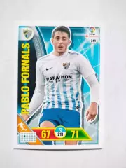Карточка Футбол Panini Liga Santander 2016-17.Malaga -Pablo Fornals № 249
