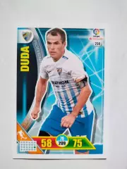 Карточка Футбол Panini Liga Santander 2016-17.Malaga -Duda № 250