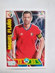 Карточка Футбол Panini Liga Santander 2016-17.Osasuna - Miguel Flano № 256