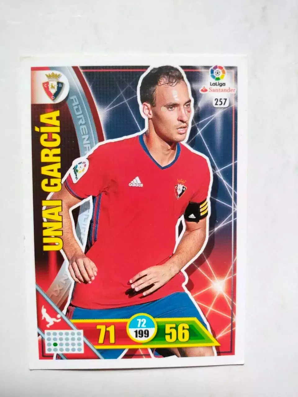 Карточка Футбол Panini Liga Santander 2016-17.Osasuna - Fran Merida № 257