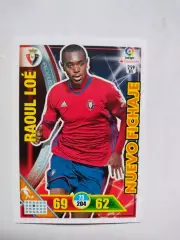 Карточка Футбол Panini Liga Santander 2016-17.Osasuna -Raoul Loe № 259 bis