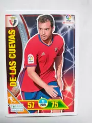 Карточка Футбол Panini Liga Santander 2016-17.Osasuna - De Las Cuevas № 261