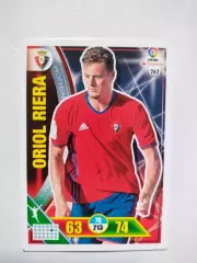 Карточка Футбол Panini Liga Santander 2016-17.Osasuna - Oriol Riera № 262