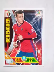 Карточка Футбол Panini Liga Santander 2016-17.Osasuna - Alex Berenguer № 269