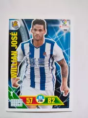 Карточка Футбол Panini Liga Santander 2016-17.Real Sociedad -Willian Jose № 280