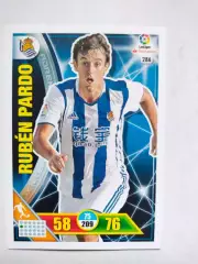 Карточка Футбол Panini Liga Santander 2016-17.Real Sociedad -Ruben Pardo № 286