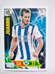 Карточка Футбол Panini Liga Santander 2016-17.Real Sociedad -Juanmi № 287