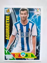 Карточка Футбол Panini Liga Santander 2016-17.Real Sociedad -Agirretxe № 288
