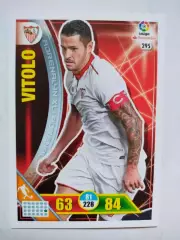 Карточка Футбол Panini Liga Santander 2016-17.Sevilla -Vitolo № 295