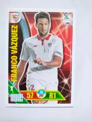 Карточка Футбол Panini Liga Santander 2016-17.Sevilla -Franco Vazquez № 298