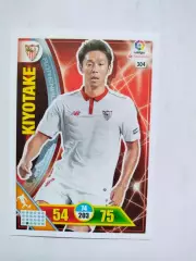 Карточка Футбол Panini Liga Santander 2016-17.Sevilla -Hiroshi Kiyotake № 304