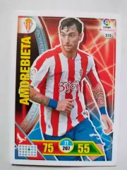 Карточка Футбол Panini Liga Santander 2016-17.Real Sporting - Amorebieta № 310