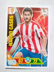 Карточка Футбол Panini Liga Santander 2016-17.Real Sporting-Nacho Cases № 313