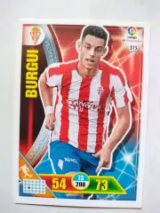 Карточка Футбол Panini Liga Santander 2016-17.Real Sporting - Burgui № 315