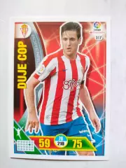 Карточка Футбол Panini Liga Santander 2016-17.Real Sporting -Duje Cop № 317