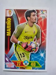 Карточка Футбол Panini Liga Santander 2016-17.Real Sporting -Marino № 318