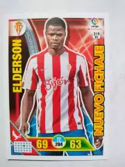 Карточка Футбол Panini Liga Santander 2016-17.Real Sporting - Elderson № 319 bis