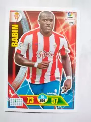 Карточка Футбол Panini Liga Santander 2016-17.Real Sporting - Babin № 320