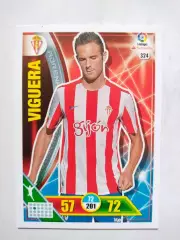 Карточка Футбол Panini Liga Santander 2016-17.Real Sporting- Borja Viguera № 324