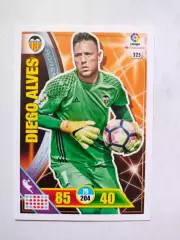 Карточка Футбол Panini Liga Santander 2016-17.Valencia - Diego Alves № 325