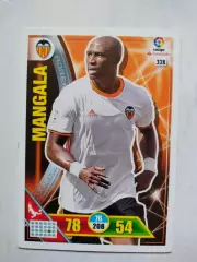 Карточка Футбол Panini Liga Santander 2016-17.Valencia - Eliaquim Mangala № 328