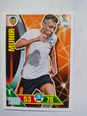 Карточка Футбол Panini Liga Santander 2016-17.Valencia -Munir № 335