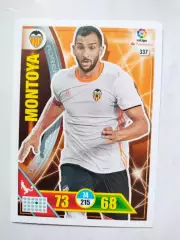 Карточка Футбол Panini Liga Santander 2016-17.Valencia - Martin Montoya № 337