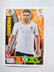 Карточка Футбол Panini Liga Santander 2016-17.Valencia - Guilherme Siqueir № 339