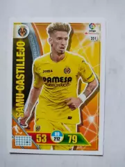 Карточка Футбол Panini Liga Santander 2016-17.Villarreal -Samu Castillejo № 351
