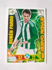 Карточка Футбол Panini Liga Santander 2016-17.Real Betis -Ruben Pardo № 492