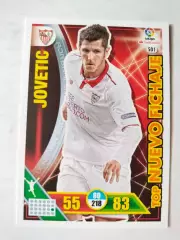 Карточка Футбол Panini Liga Santander 2016-17.Sevilla-Stevan Jovetic № 501