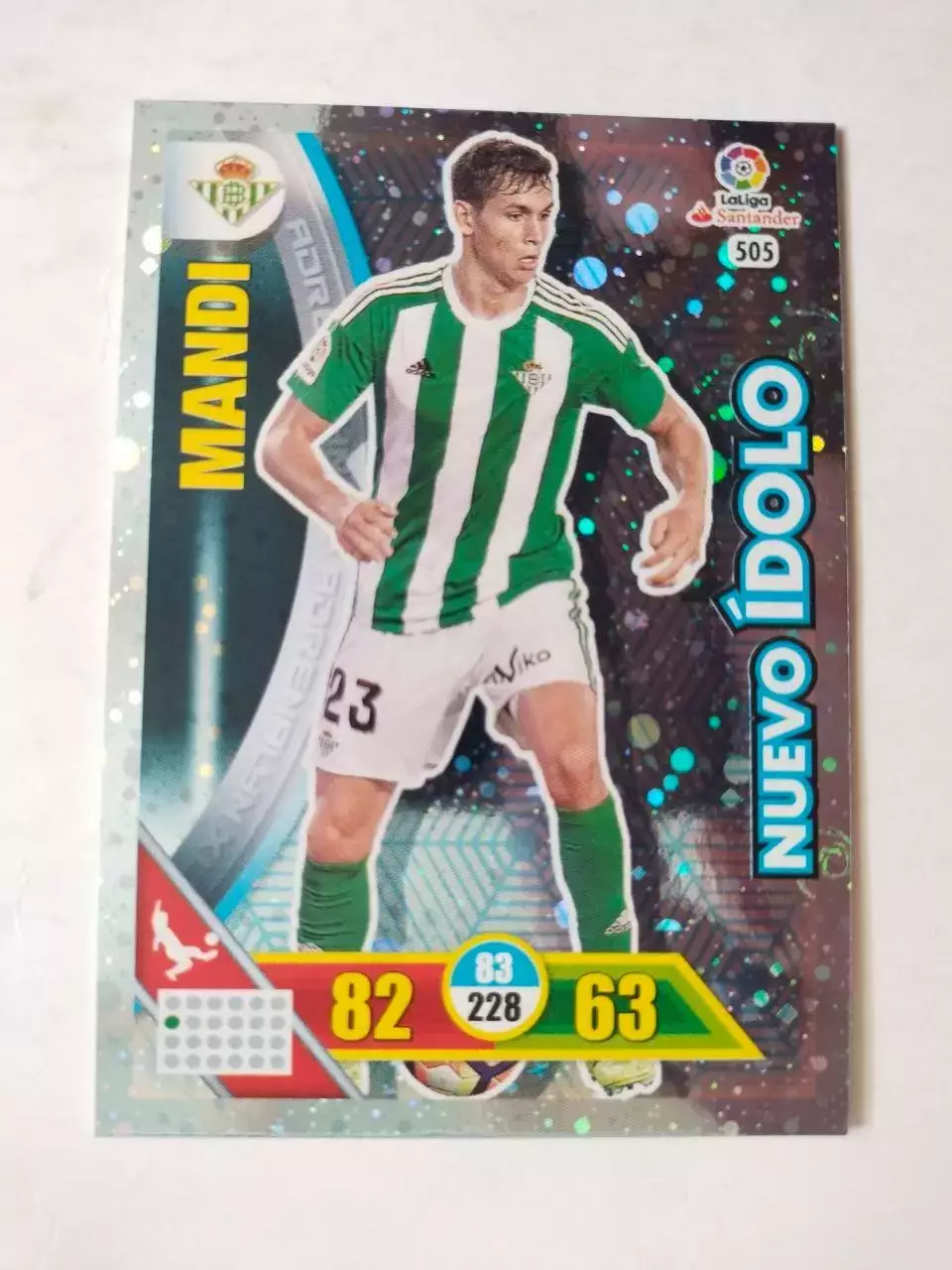 Карточка Футбол Panini Liga Santander 2016-17.Real Betis-Aissa Mandi № 505