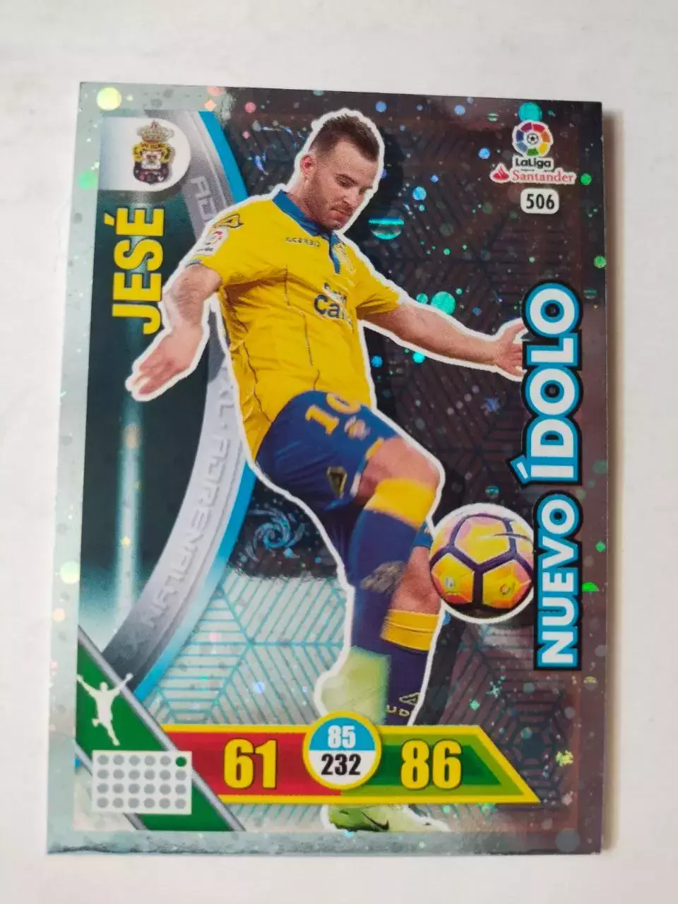 Карточка Футбол Panini Liga Santander 2016-17.Las Palmas -Jese № 506