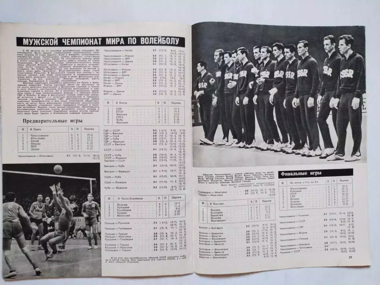 Журнал Спортивные ИГРЫ № 10 за 1966 год Йожеф Сабо 5