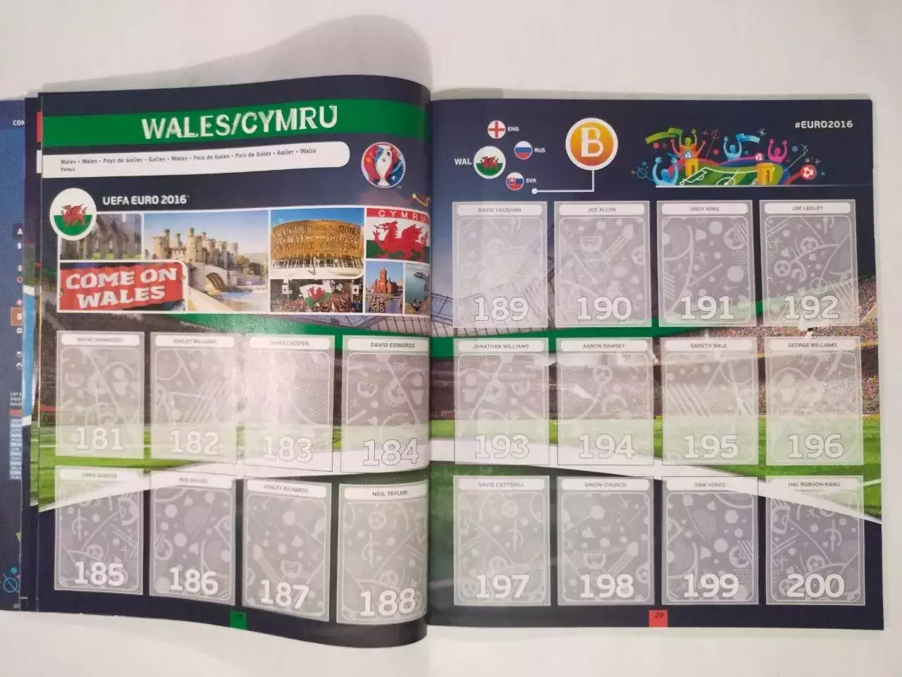 Альбом фирмы PANINI Чемпионат Европы по футболу 2016 год Франция 3