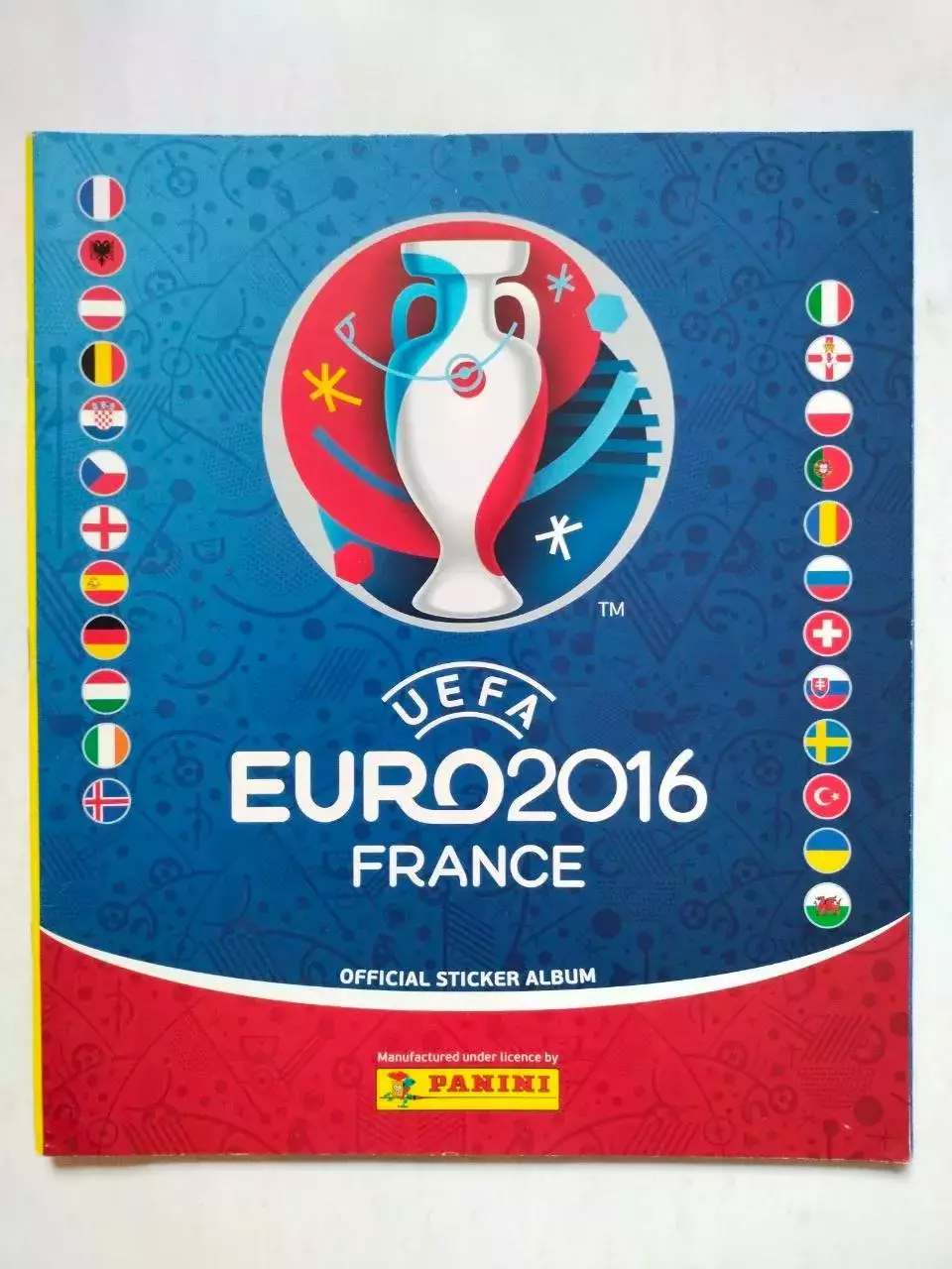 Альбом для наклеек фирмы PANINI Чемпионат Европы по футболу 2016 год Франция