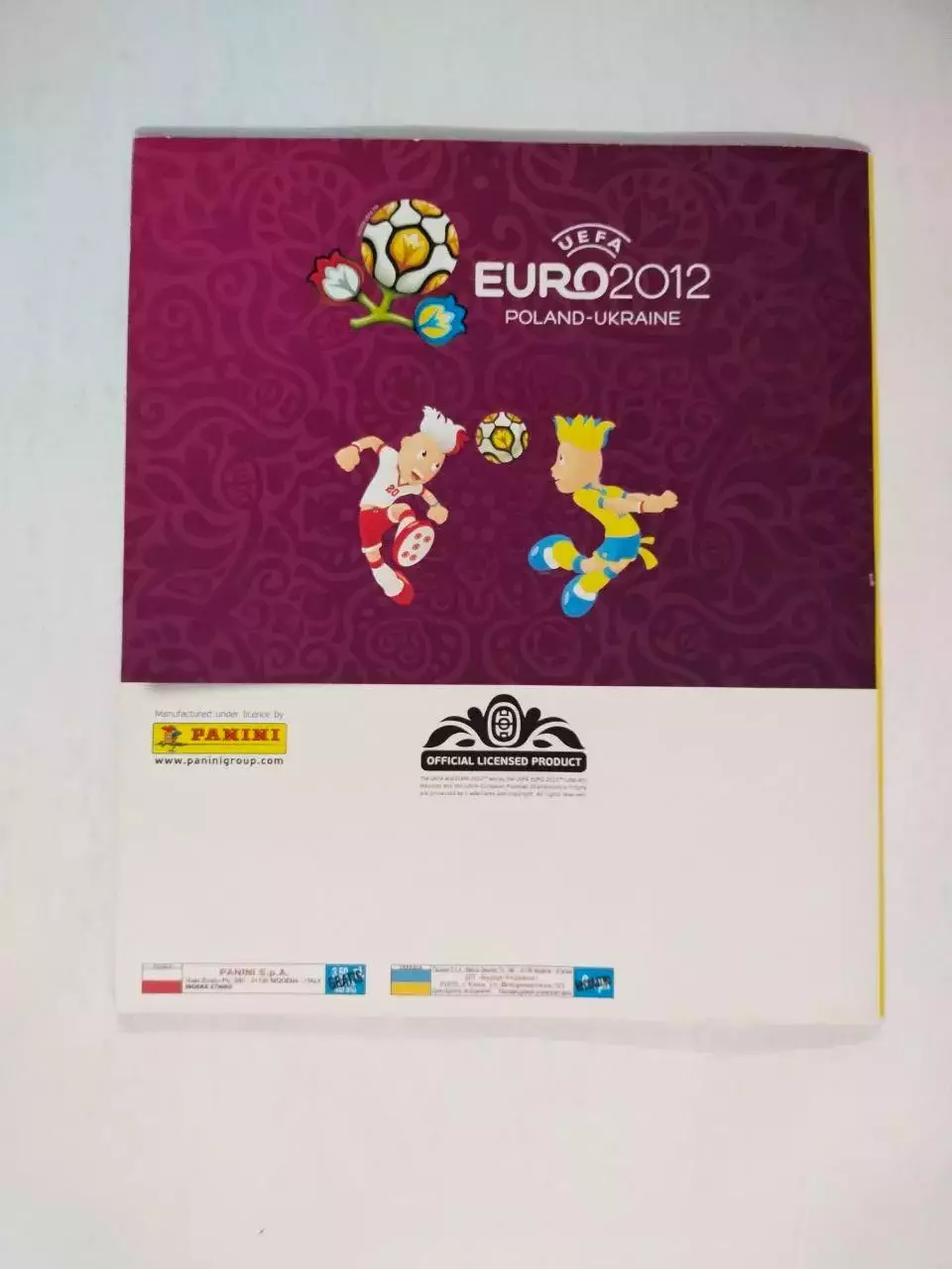 Альбом фирмы PANINI Чемпионат Европы по футболу EURO 2012 годПольша Украина 7