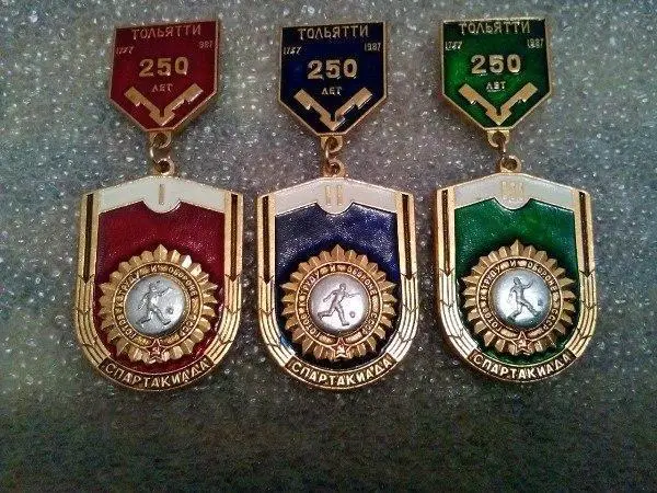 Спартакиада города Тольятти 250 лет Футбол1 место 2 место 3 место