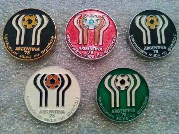 Футбол ЧМ Аргентина 1978 по цветам
