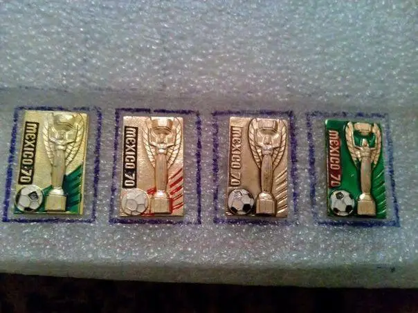 Футбол ЧМ Мексика 1970 по цветам