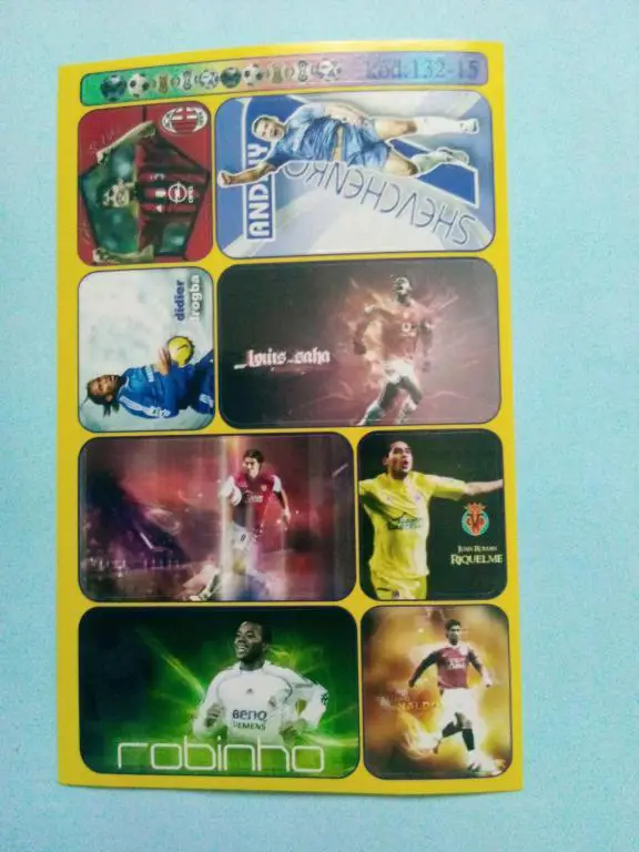 Футбольные наклейки 1