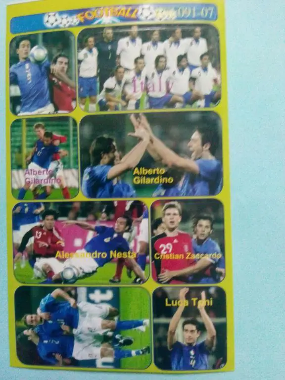 Футбольные наклейки 2