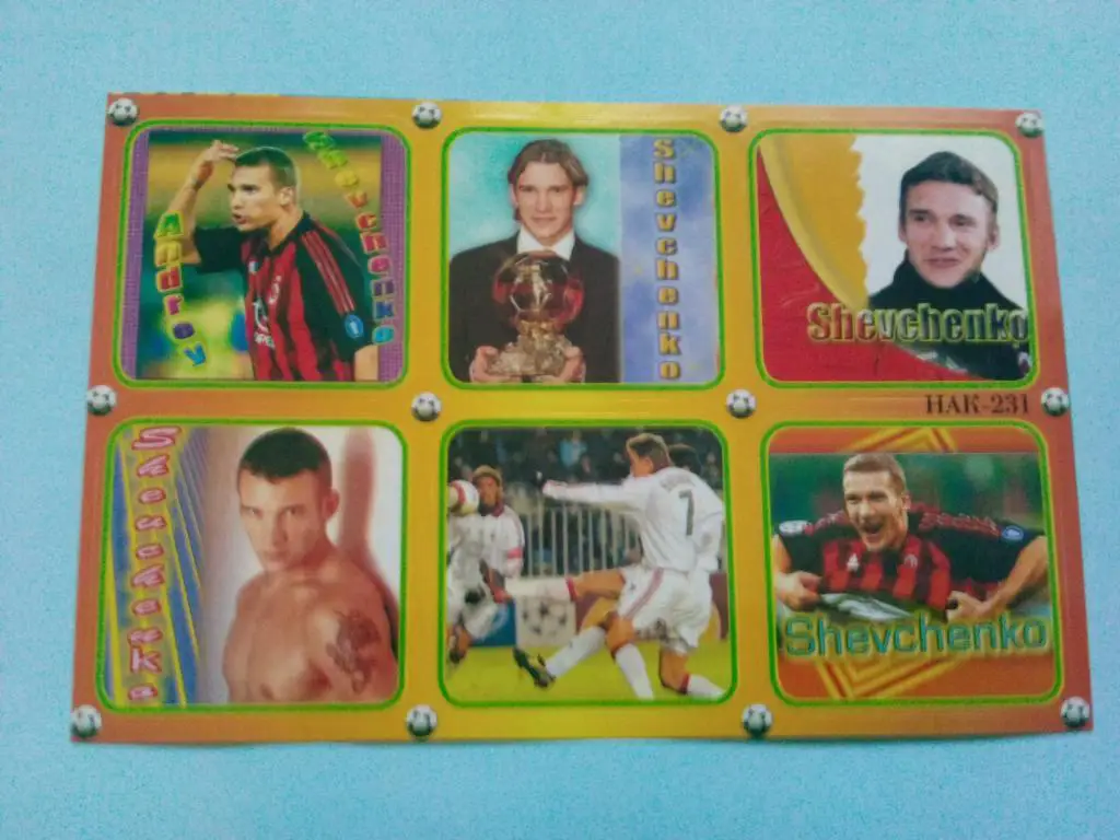 Наклейки Андрей Шевченко 1