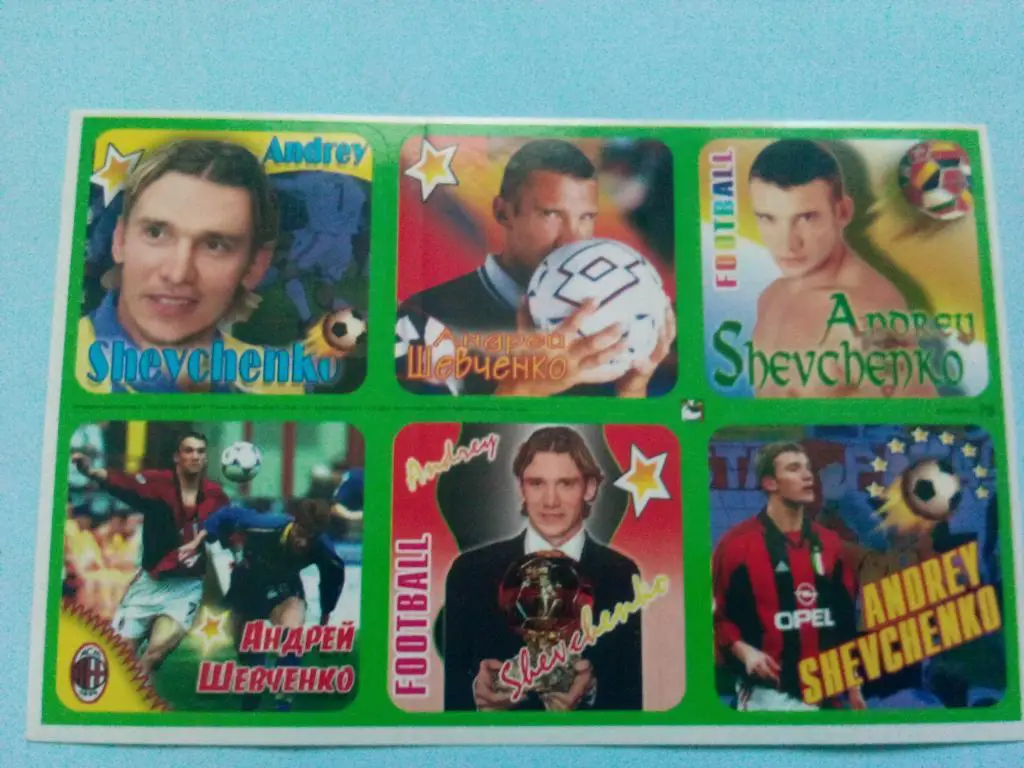 Наклейки Андрей Шевченко 2