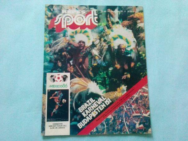 Кепеш спорт Венгрия №10 за 1986 год