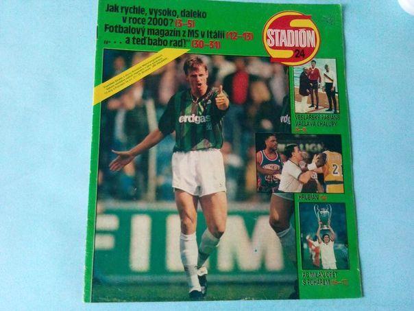 Журнал Стадион ЧССР №24 за 1990 год