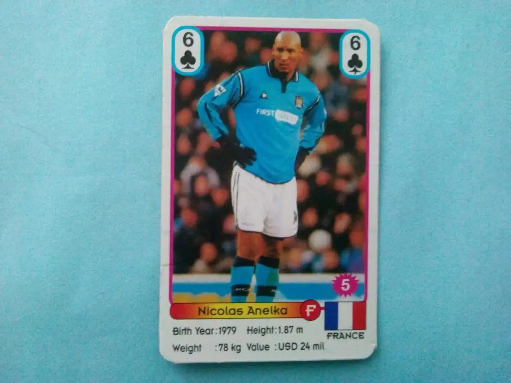 Звезды футбола № 5 Анелька Франция