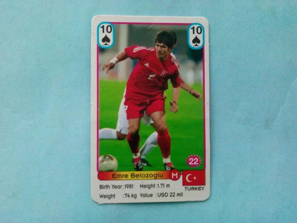 Звезды футбола № 22 Белезоглу Турция