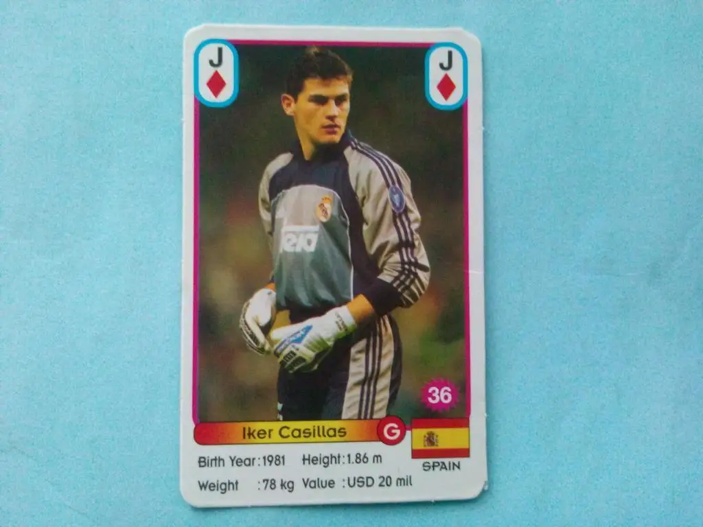 Звезды футбола № 36 Касильяс Испания